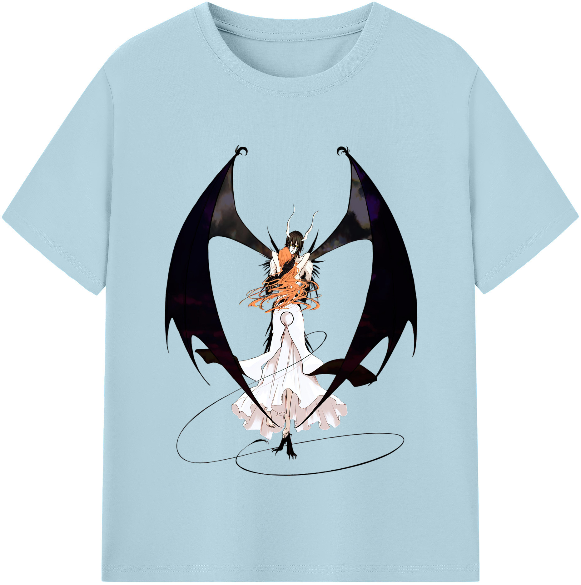 （画像用） ブリーチ ウルキオラ·シファー BLEACH Ulquiorra cifer 綿100％半袖Tシャツ（フロントプリント）